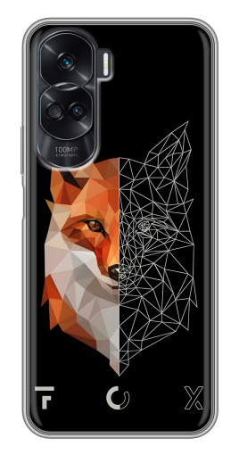 Чехол с принтом "Fox" для Huawei Honor 90 Lite