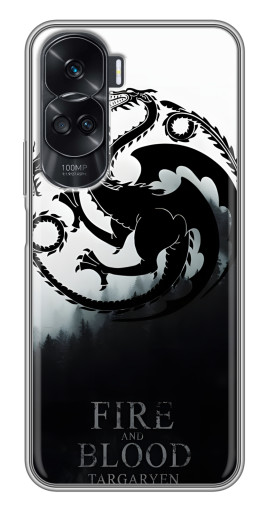 Силиконовый чехол с изображением "Герб Таргариенов" для Huawei Honor 90 Lite