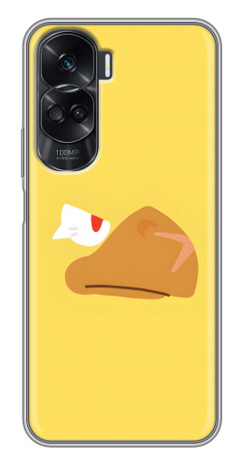 Чехол с картинкой "Gold Crow" для Huawei Honor 90 Lite