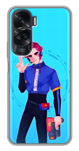 Силиконовый чехол с изображением "Гвардеец Кольт" для Huawei Honor 90 Lite