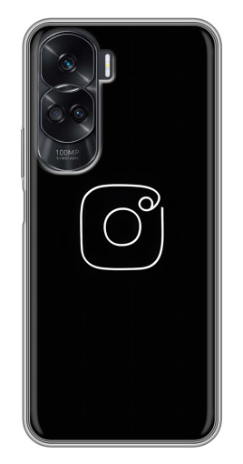 Силиконовый чехол с изображением "Инстаграм" для Huawei Honor 90 Lite