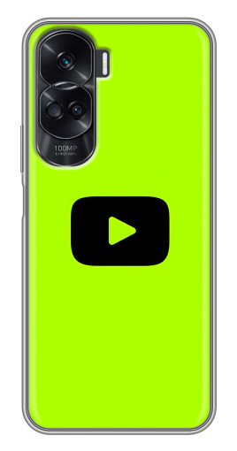 Чехол с картинкой "Кнопка Ютуба" для Huawei Honor 90 Lite