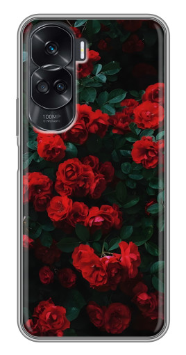 Силиконовый чехол с изображением "Красные розы" для Huawei Honor 90 Lite
