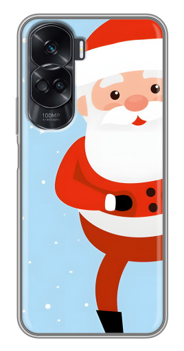 Чехол с принтом "Крутой Дед Мороз" для Huawei Honor 90 Lite