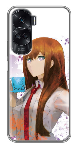 Чехол с картинкой "Курису с чашкой" для Huawei Honor 90 Lite