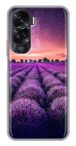 Чехол с печатью "Лавандовое поле" для Huawei Honor 90 Lite