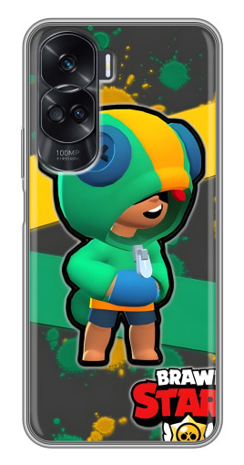Чехол с картинкой "Leon Brawl Stars" для Huawei Honor 90 Lite