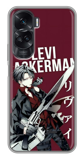 Чехол с картинкой "levi Ackerman" для Huawei Honor 90 Lite
