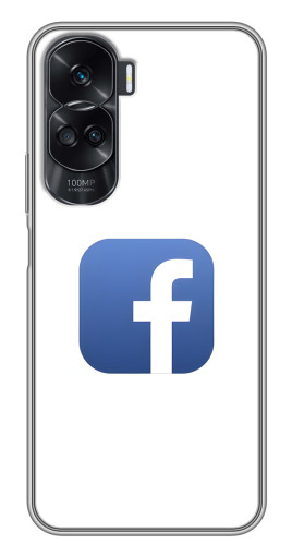 Чехол с печатью "Лого Фейсбук" для Huawei Honor 90 Lite