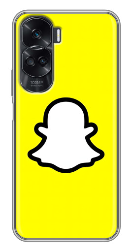 Чехол с принтом "Лого Snapchat" для Huawei Honor 90 Lite
