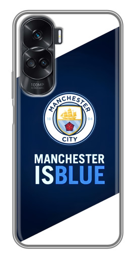 Чехол с печатью "Manchester is Blue" для Huawei Honor 90 Lite