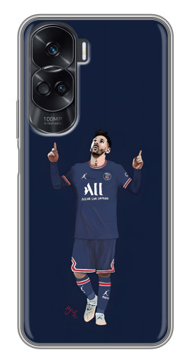 Чехол с печатью "Месси в ПСЖ" для Huawei Honor 90 Lite