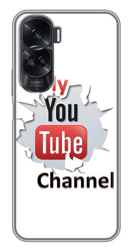 Чехол с принтом "My YouTube" для Huawei Honor 90 Lite