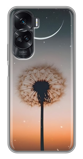 Силиконовый чехол с изображением "Ночной одуванчик" для Huawei Honor 90 Lite