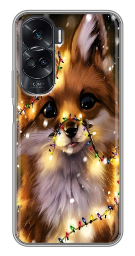 Чехол с принтом "Новогодний лесенок" для Huawei Honor 90 Lite
