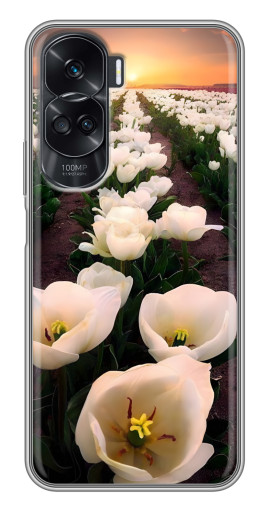 Чехол с картинкой "Поле тульпанов " для Huawei Honor 90 Lite