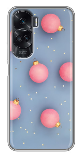 Силиконовый чехол с изображением "Розовые шары" для Huawei Honor 90 Lite