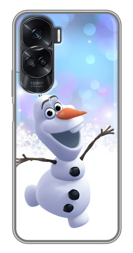Чехол с печатью "Снеговик Олаф" для Huawei Honor 90 Lite