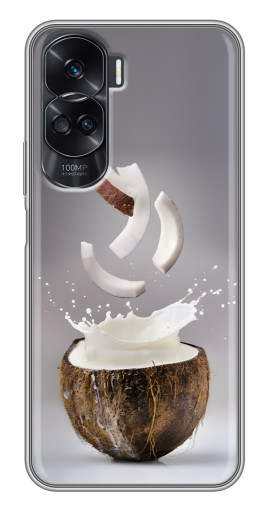 Силиконовый чехол с изображением "Стакан кокоса" для Huawei Honor 90 Lite