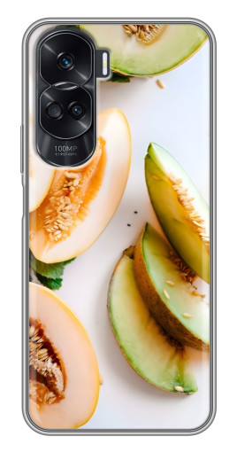 Силиконовый чехол с изображением "Свежие дыньки" для Huawei Honor 90 Lite