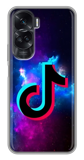 Силиконовый чехол с изображением "ТикТок в космосе" для Huawei Honor 90 Lite