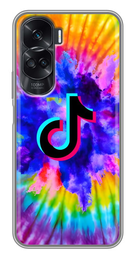 Чехол с принтом "TikTok в красках" для Huawei Honor 90 Lite
