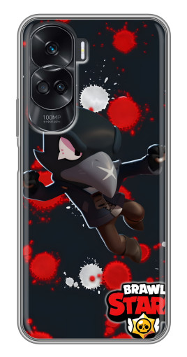 Силиконовый чехол с изображением "Ворон Бравл Старс" для Huawei Honor 90 Lite