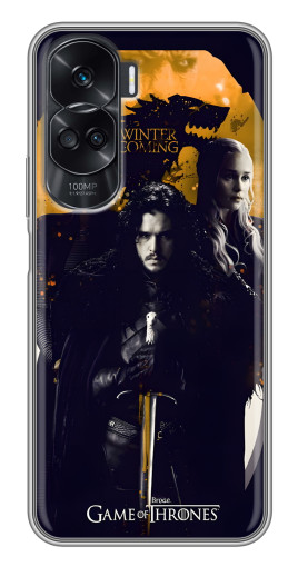 Чехол с принтом "Winter Coming" для Huawei Honor 90 Lite