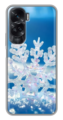 Чехол с принтом "Яркая снежинка" для Huawei Honor 90 Lite
