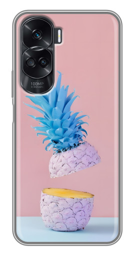 Силиконовый чехол с изображением "Яркий ананас" для Huawei Honor 90 Lite