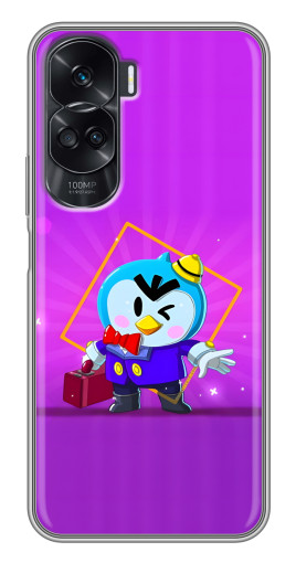 Чехол с картинкой "Яркий пингвин" для Huawei Honor 90 Lite