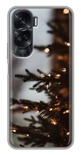 Чехол с принтом "Елка с гирляндой" для Huawei Honor 90 Lite
