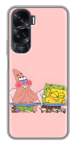 Чехол с печатью "За партой" для Huawei Honor 90 Lite