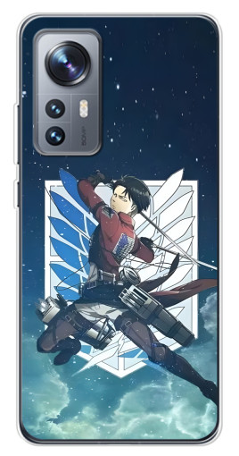 Силиконовый чехол с изображением "Аккерман Леви" для Xiaomi 12 / 12X