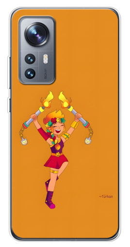 Чехол с печатью "Амбер ликует" для Xiaomi 12 / 12X