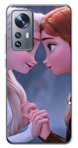Чехол с картинкой "Анна и Ельза" для Xiaomi 12 / 12X