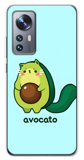 Силиконовый чехол с изображением "Avocato" для Xiaomi 12 / 12X