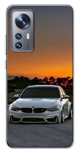 Силиконовый чехол с изображением "BMW белая" для Xiaomi 12 / 12X