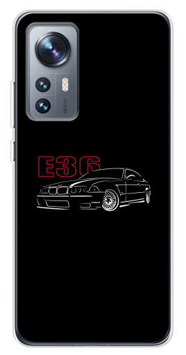 Силиконовый чехол с изображением "BMW E36" для Xiaomi 12 / 12X