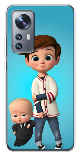 Силиконовый чехол с изображением "Boss and Boy" для Xiaomi 12 / 12X