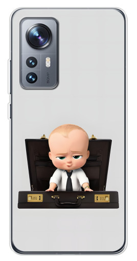 Чехол с печатью "Босс с чемоданом" для Xiaomi 12 / 12X