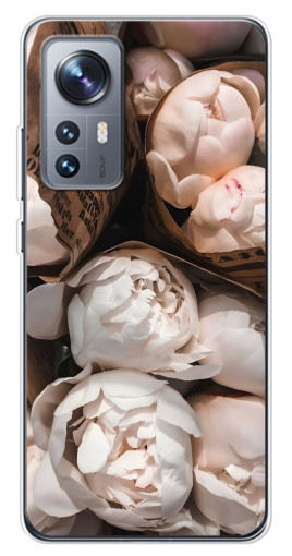 Чехол с принтом "Букет пионов" для Xiaomi 12 / 12X