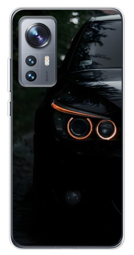Чехол с принтом "Черный БМВ" для Xiaomi 12 / 12X