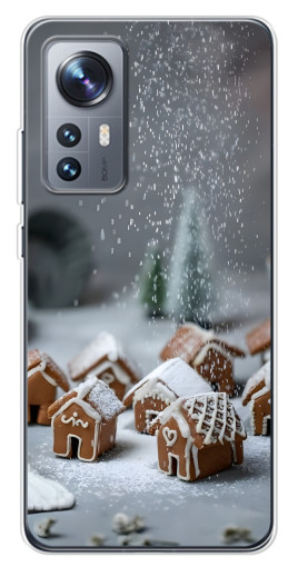 Чехол с печатью "Домики из пряников" для Xiaomi 12 / 12X