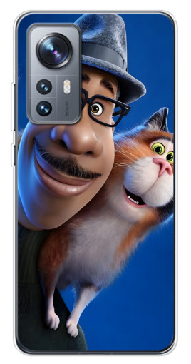 Силиконовый чехол с изображением "Джо и кот" для Xiaomi 12 / 12X