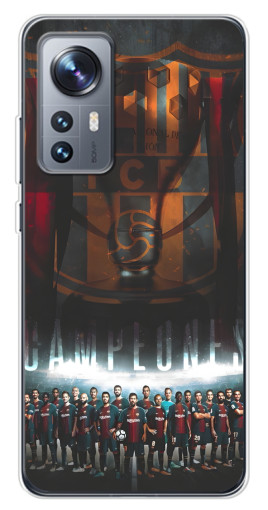 Чехол с печатью "FCB Campeones" для Xiaomi 12 / 12X