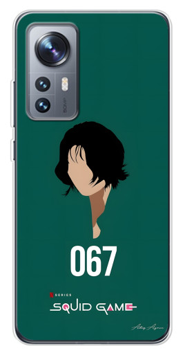 Силиконовый чехол с изображением "Игрок 067" для Xiaomi 12 / 12X