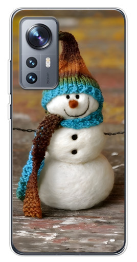 Чехол с печатью "Игрушечный снеговик" для Xiaomi 12 / 12X