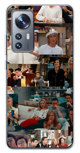 Силиконовый чехол с изображением "Коллаж Друзья " для Xiaomi 12 / 12X