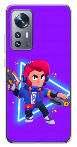 Чехол с картинкой "Кольт в наушниках" для Xiaomi 12 / 12X